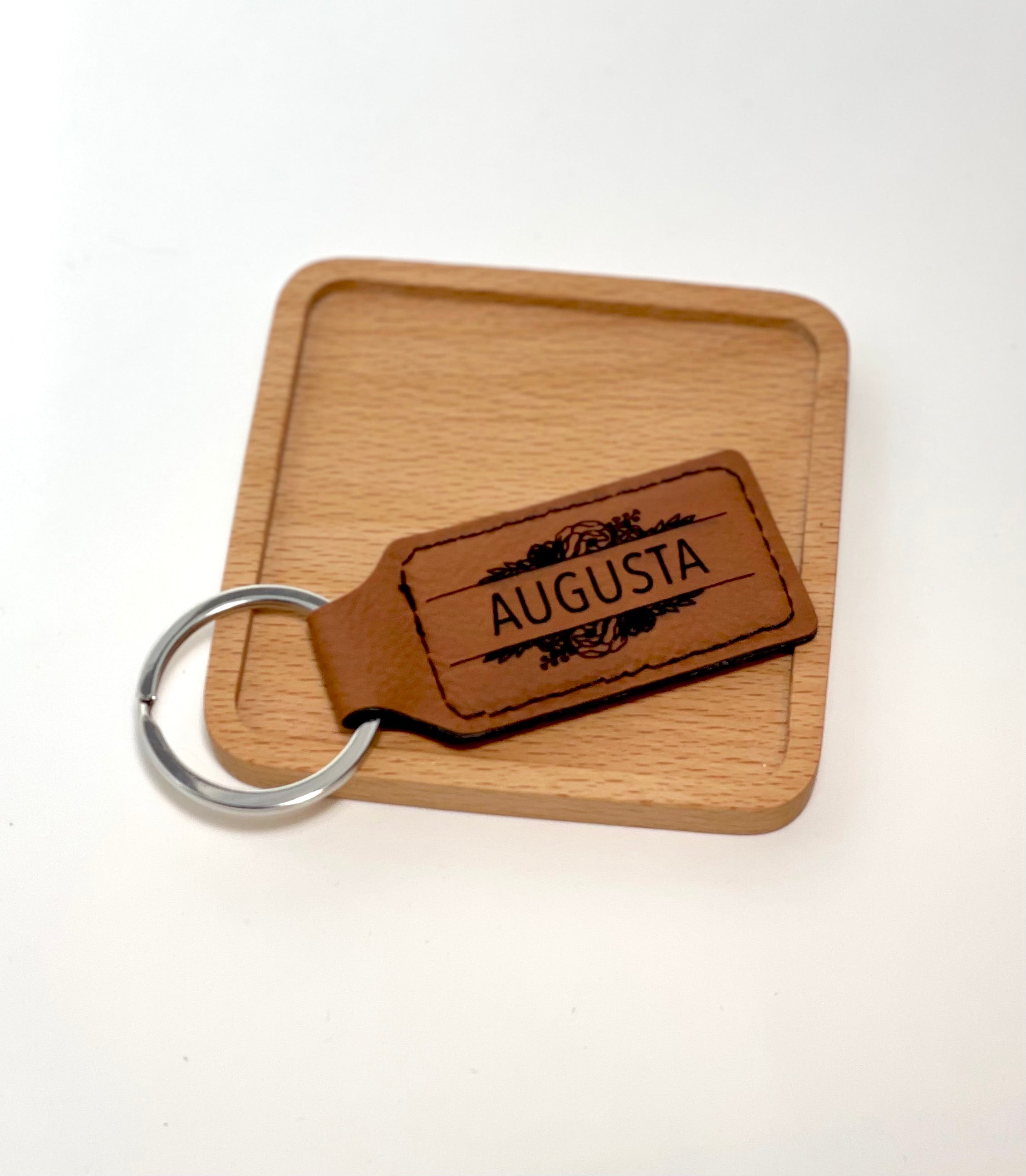 Augusta Leatherette Keychain