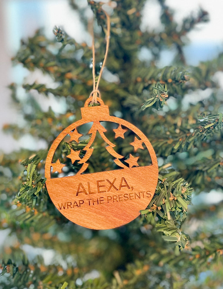 Alexa, Wrap the Presents Ornament